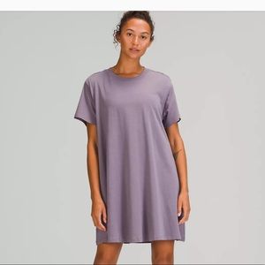 All yours tee shirt dress lunar rock